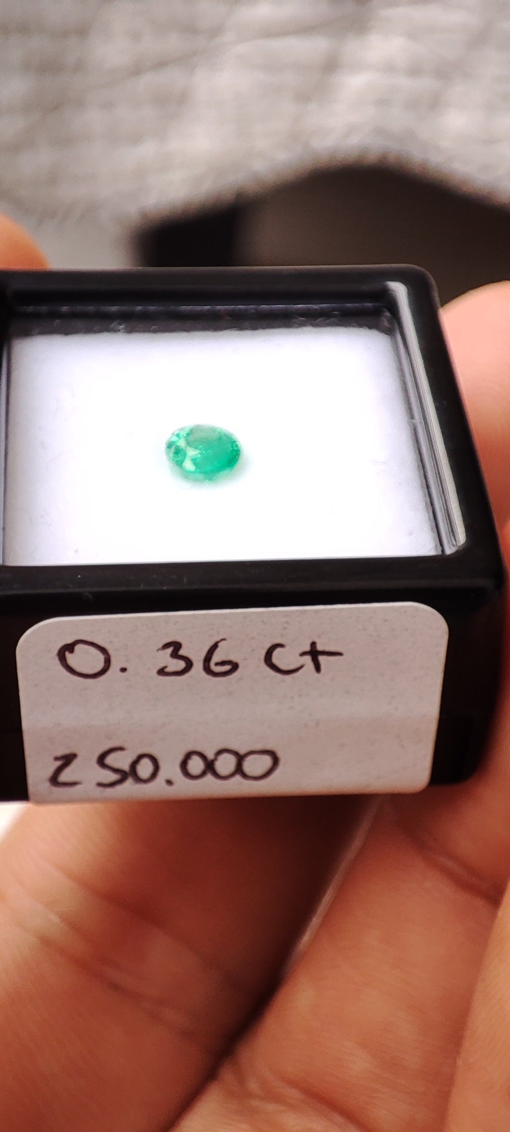 Emerald 0.36 ct