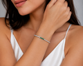 Colombian Emerald Tennis Bracelet – 2.72 mm | 925 Sterling Silver